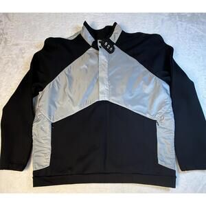 NEW! PXG 1/4 Zip Pullover Black Gray Double Vent Golf Jacket ML23AO02-01 NJ XL